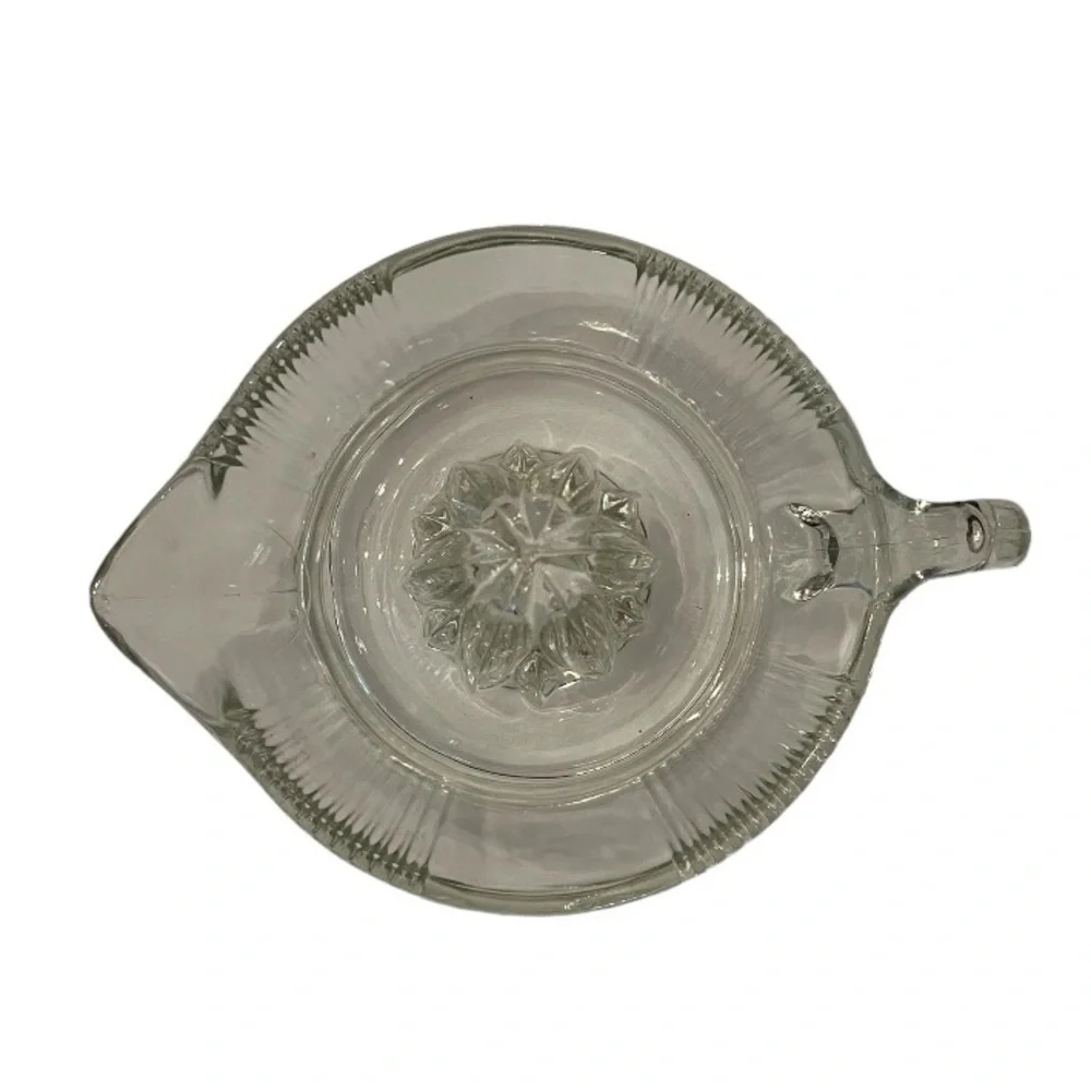 Vintage Glass Juicer with Handle & Pouring Spout
